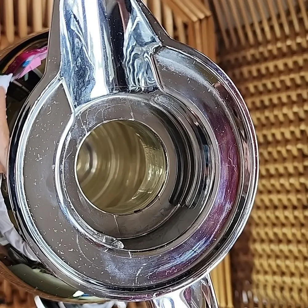 Vintage 90's Thermal Vaccuum Carafe Oggi Senator Stainless for Milk Water Coffee